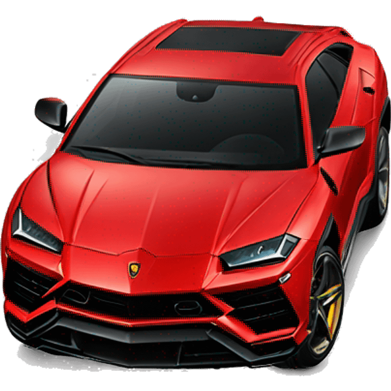 Red Lamborghini Urus emoji