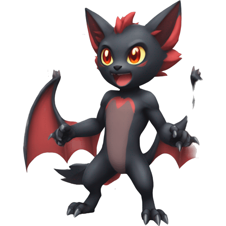 Bat-Litten-Zoroark full body emoji