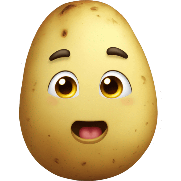 Cute potato  emoji