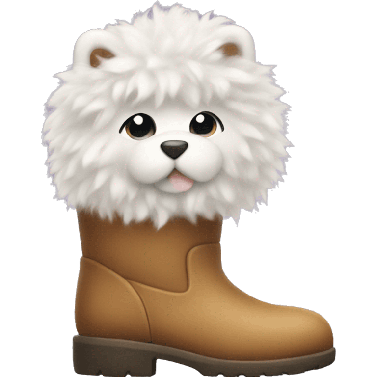 fluffy boots emoji