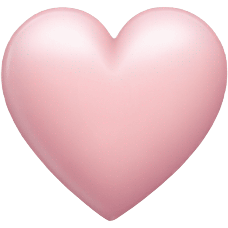 Light pink heart  emoji