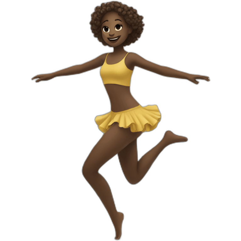 Girl dancing on the sea  emoji