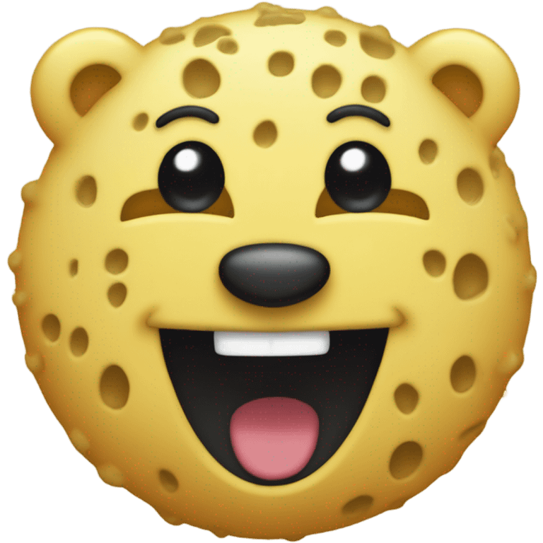  Crear una esponja en forma de oso sonriendo  emoji