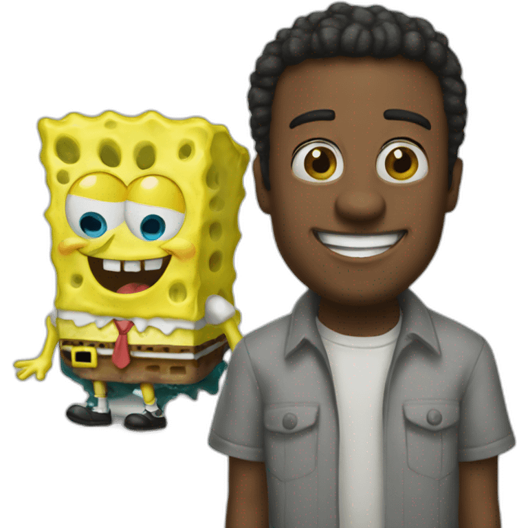 Gary and spongebob emoji