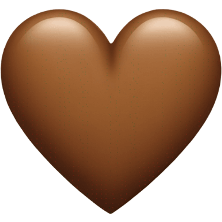 Brown heart emoji