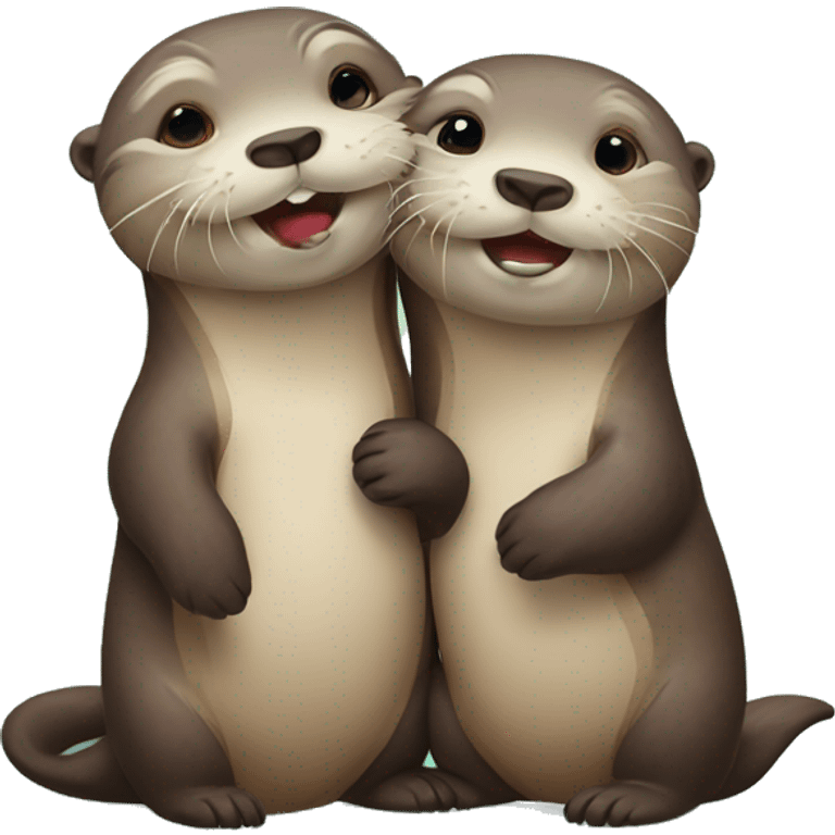 otters in love emoji