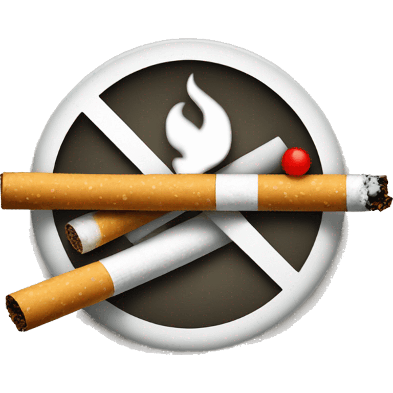 "no smoking" sign but with a maple leaf instead of a cigarette symbol emoji