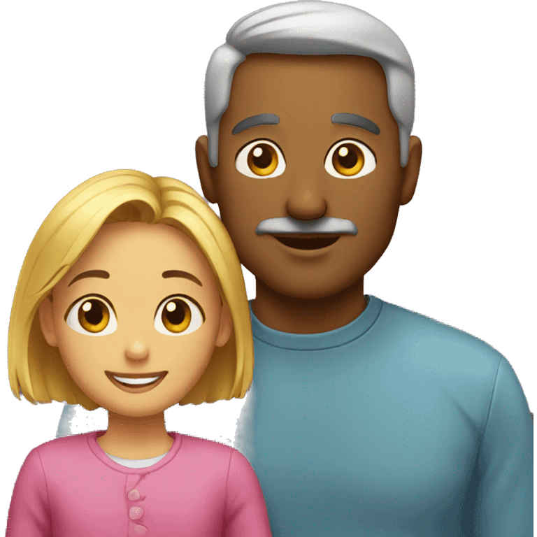 Father and daughter  emoji