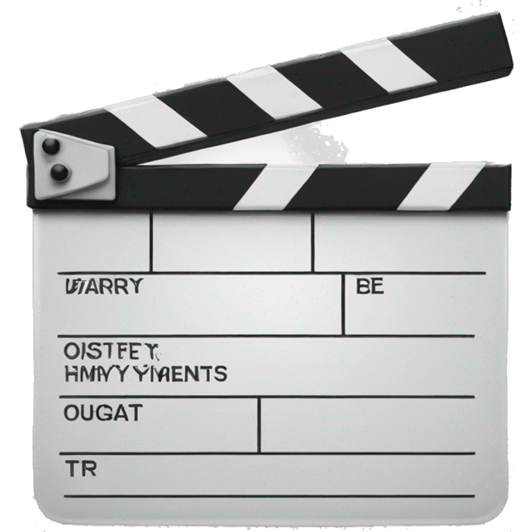 clapperboard movie emoji  emoji