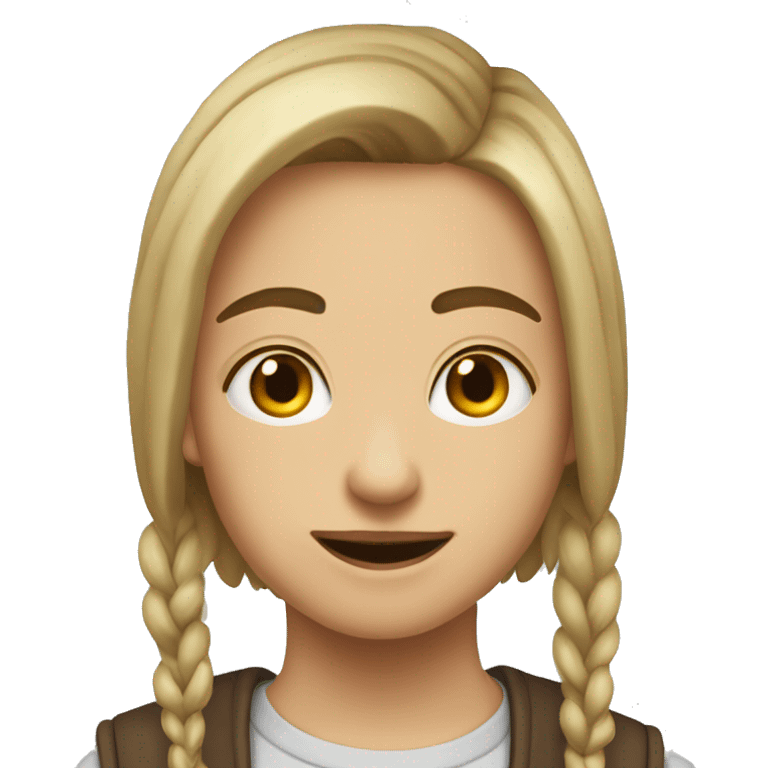 Рыжая собака  emoji