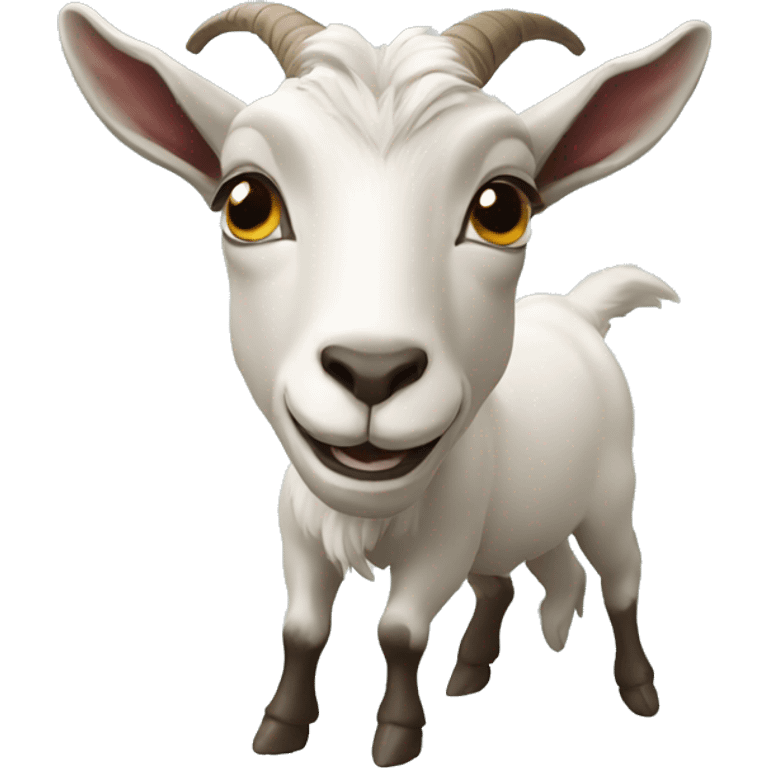 a bucking goat emoji