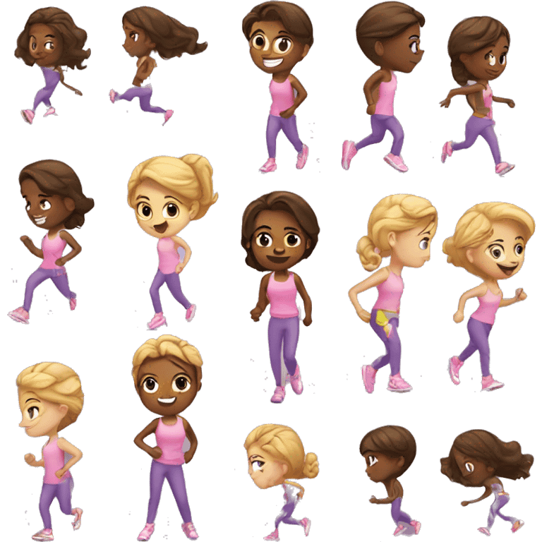 Princesse en jogging emoji