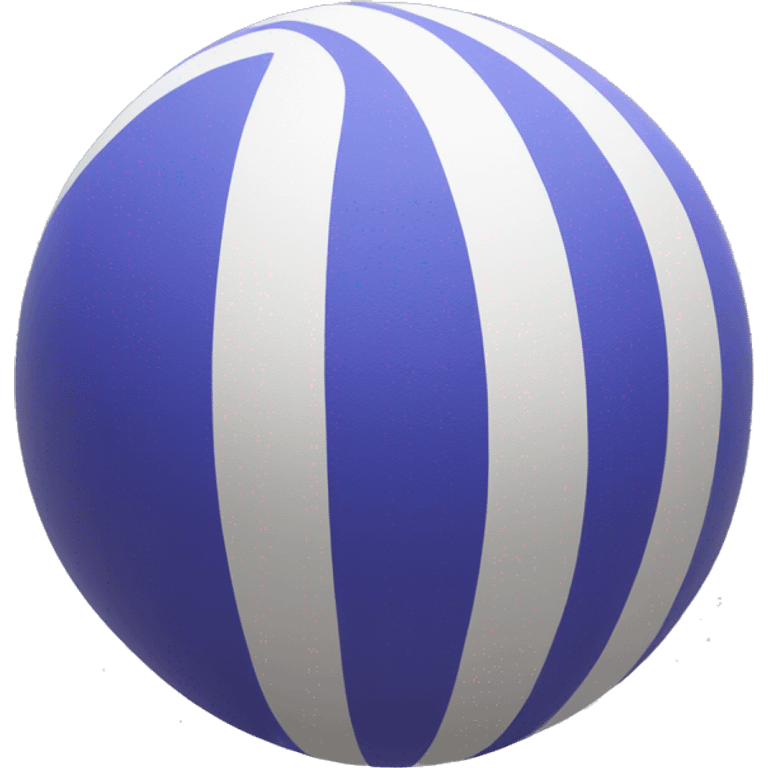 single yoga ball, only color, no smiley, single stripes around it like a normal yoga ball emoji