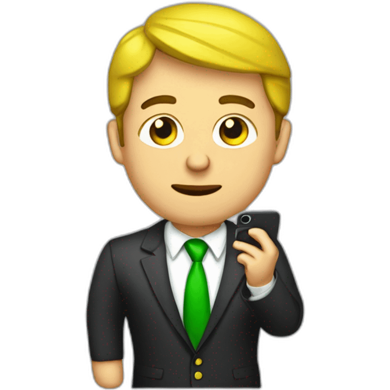 Zelensky witn phone emoji