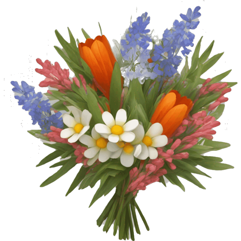 bouquet of native australian flowers emoji