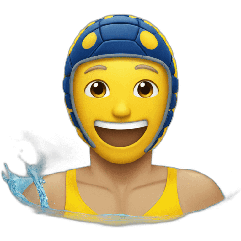 Waterpolo Smiley lol emoji