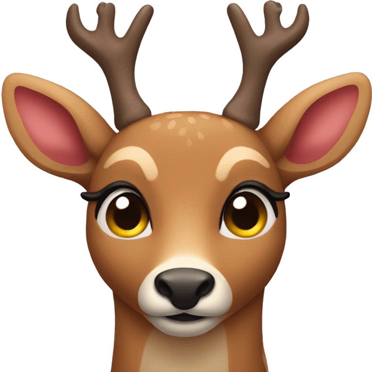 Deer with heart eyes emoji