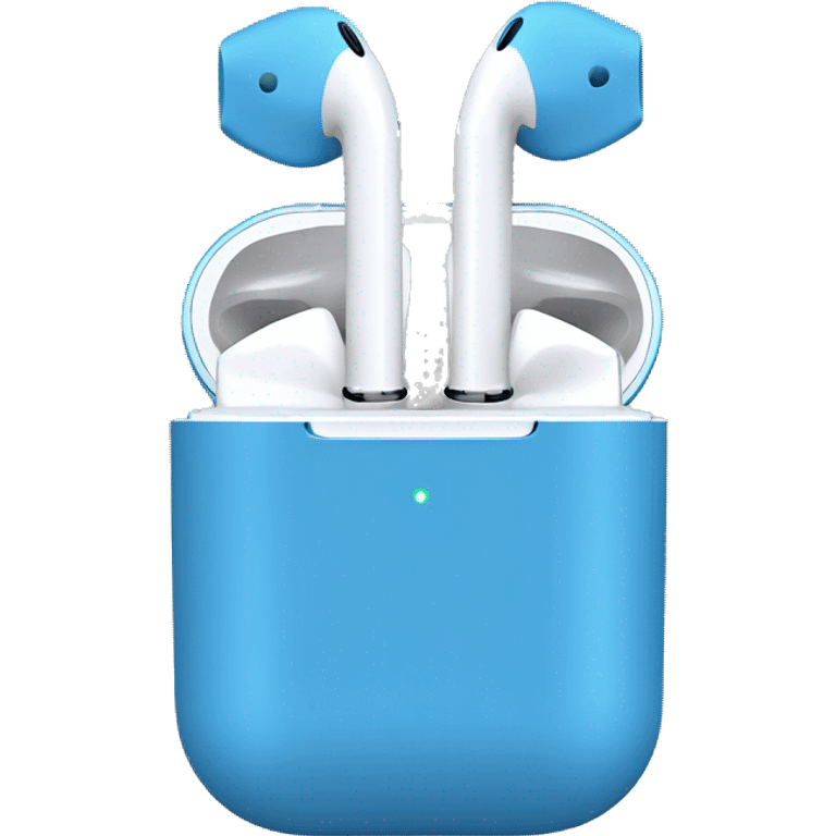 Air pods blue  emoji