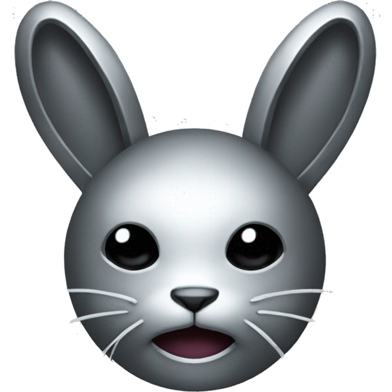 Metal bunny emoji