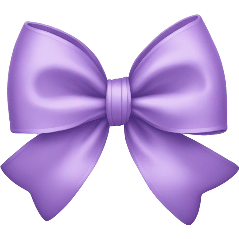 lilac bow emoji