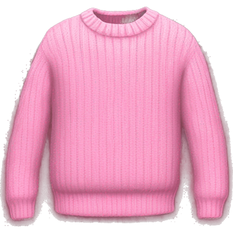 Pink sweater  emoji