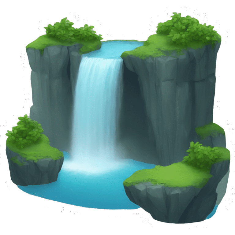 Waterfall emoji