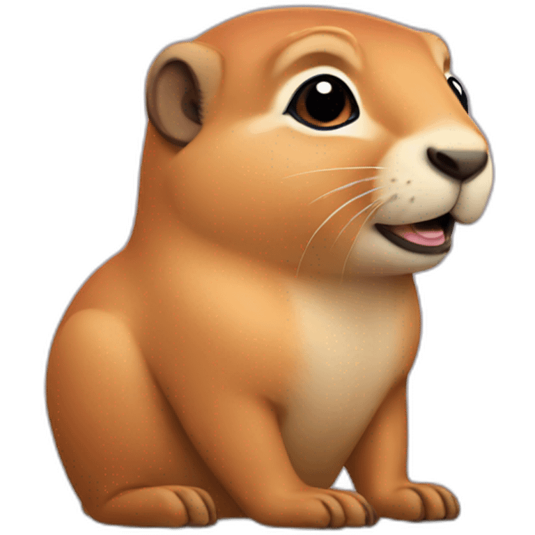 red prairie dog emoji