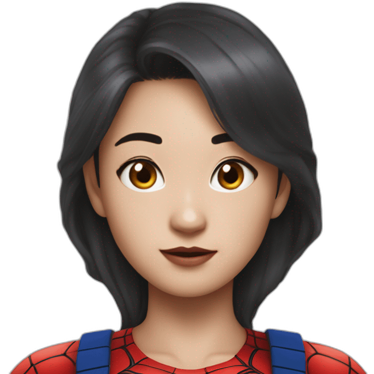 moon ga young as spiderman emoji