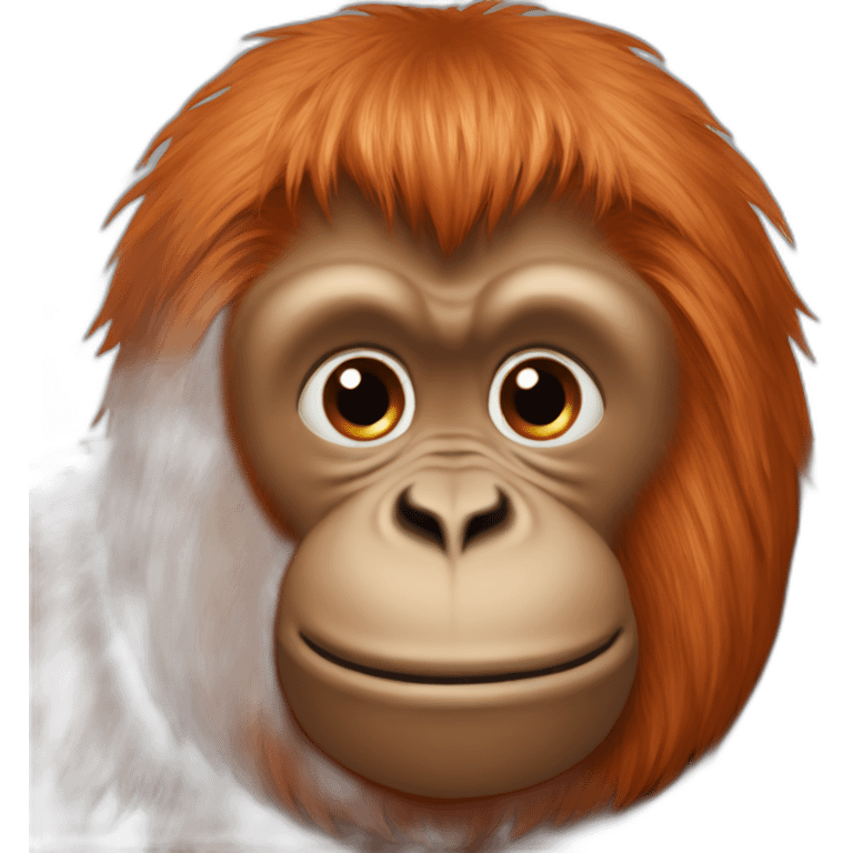 light orange orangutan emoji