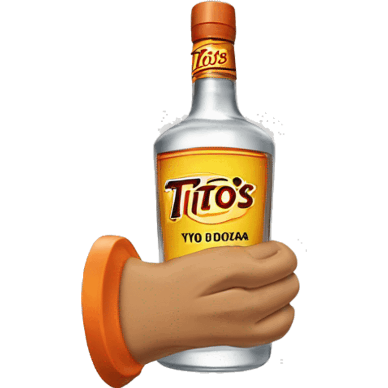 handle of tito's vodka emoji