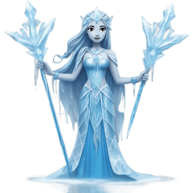 Goddes of ice emoji