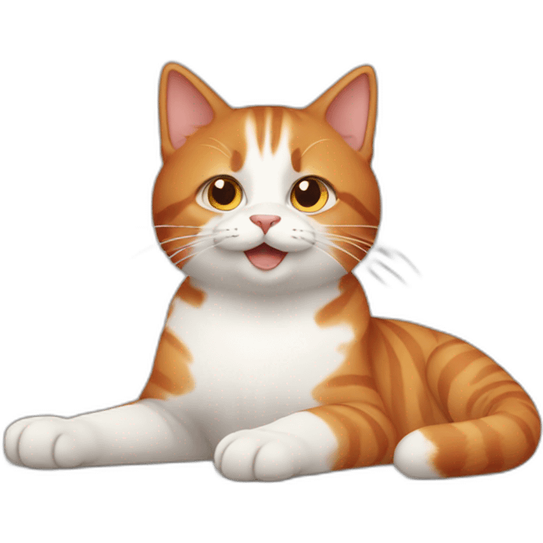 cat with red hair emoji