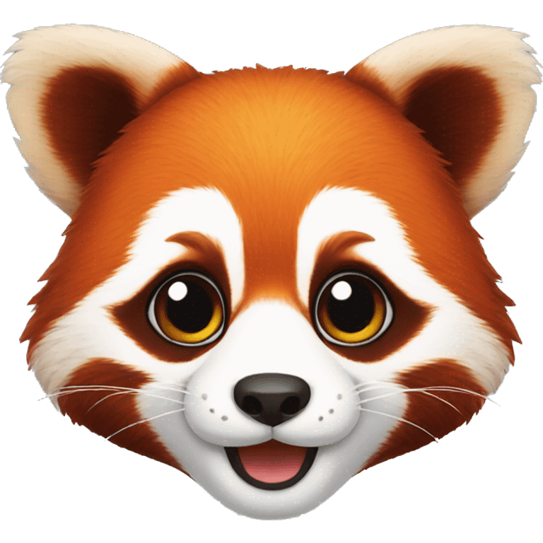 Cute red panda emoji