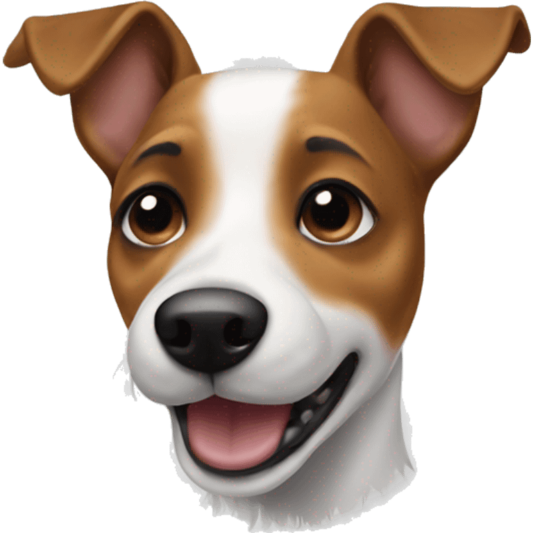 Jack Russel terrier dog emoji