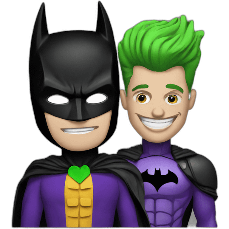 batman with joker emoji