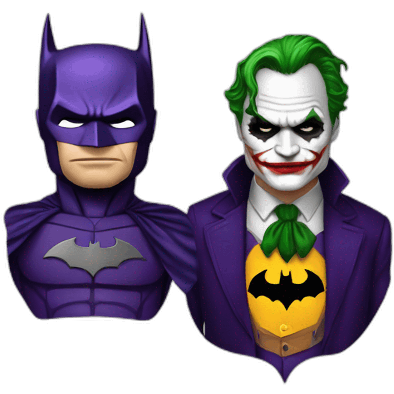 Batman et le joker the DARK KNIGHT emoji