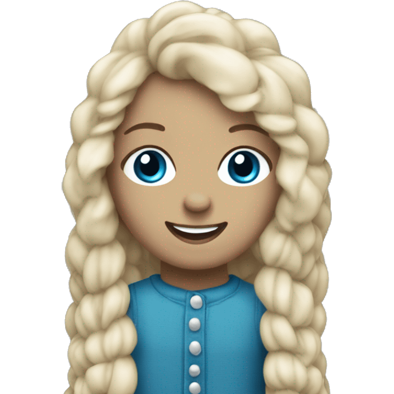 Sealpoint rag doll with dark face and blue eyes smiling emoji