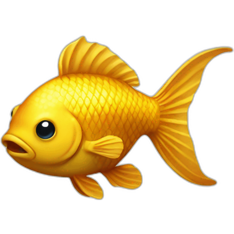 Golden fish emoji