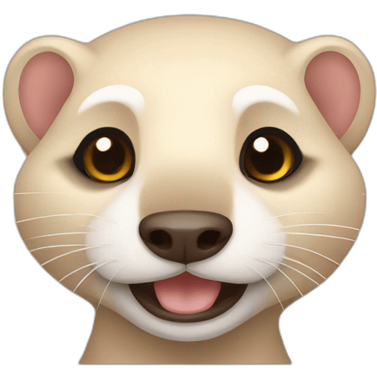 beige color ferret emoji