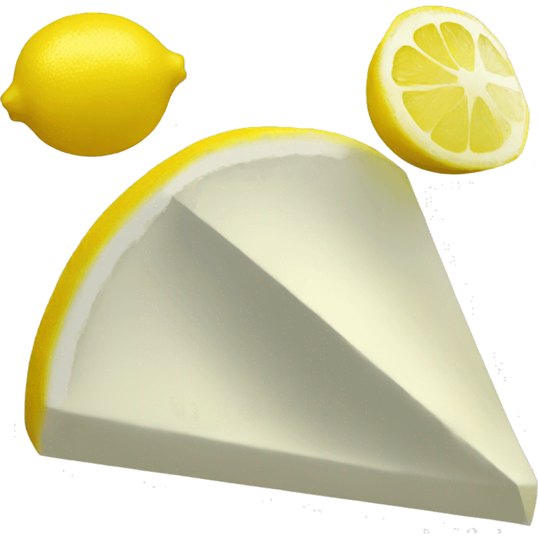 Lemon wedge emoji