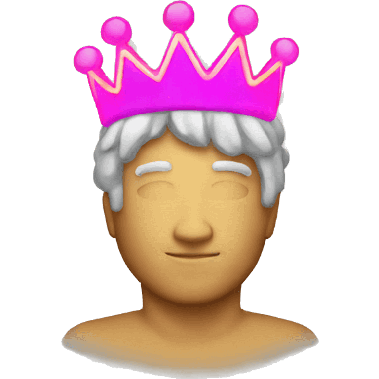 Neon crown that says Founder emoji