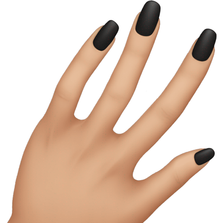 Black nails  emoji