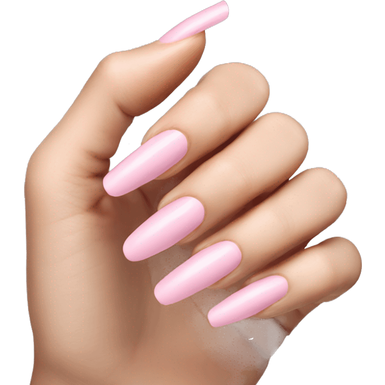 Light pink nails emoji