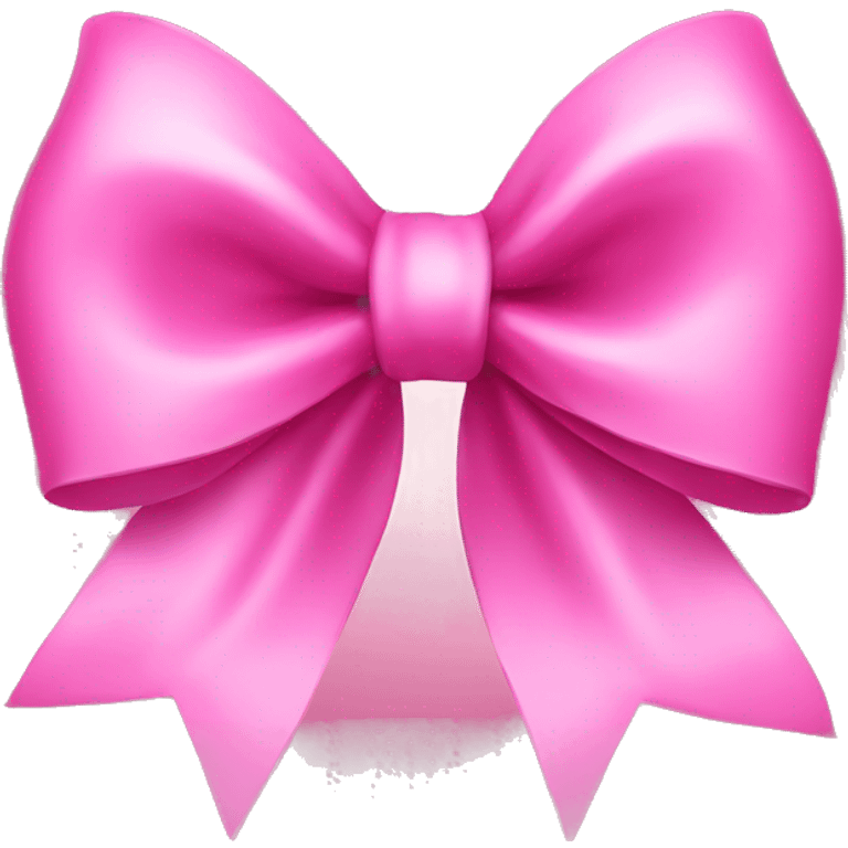 Pink bow emoji