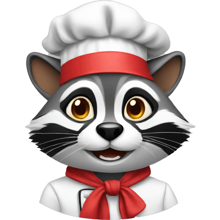 racoon chef emoji