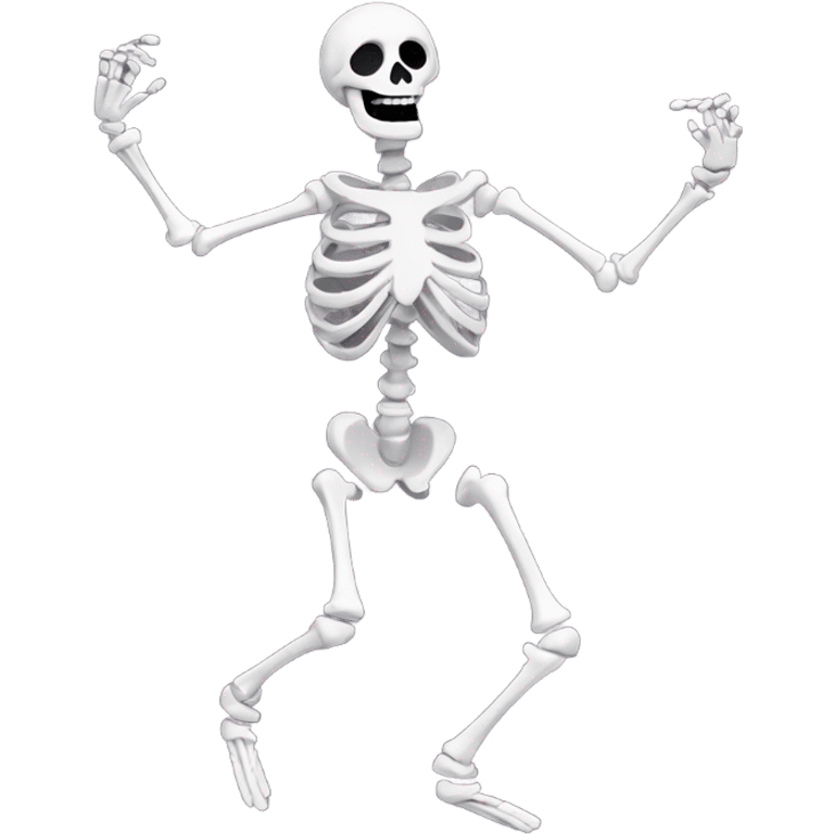 Dancing skeleton  emoji