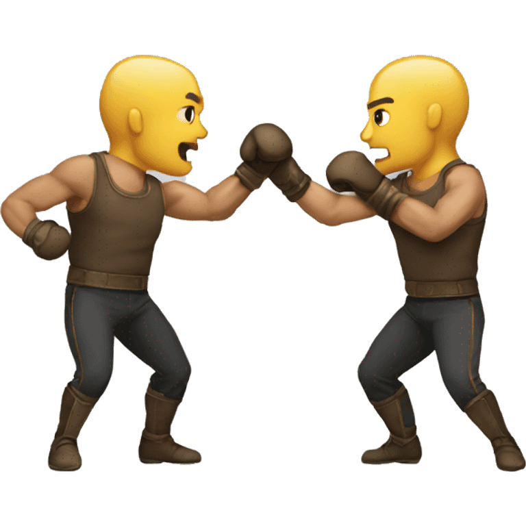 two gladitors fighting emoji