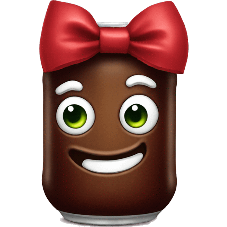 Dr Pepper with bow emoji