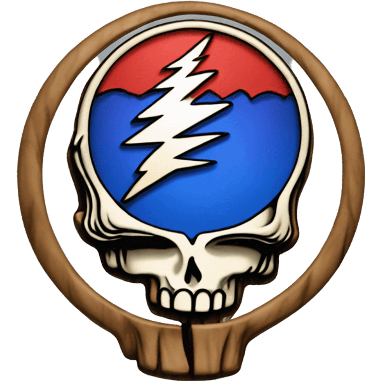 Grateful Dead steal your face emoji