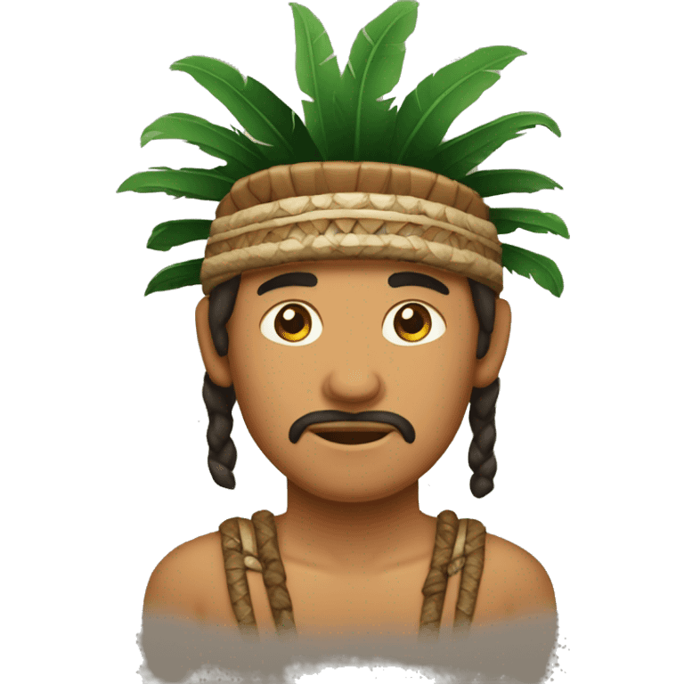 Hombre  indio con un trapo en la cabeza emoji